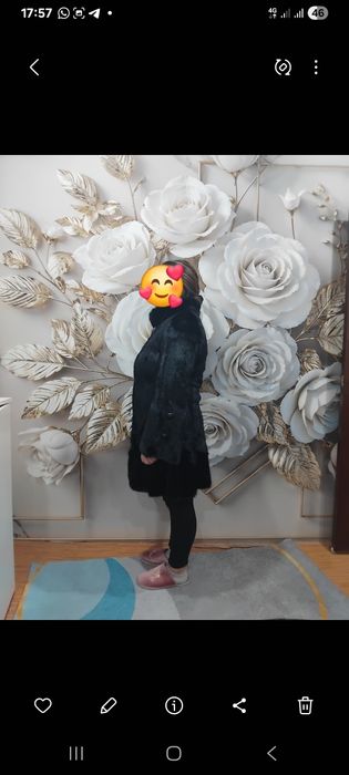 Норковая шуба  2 вида