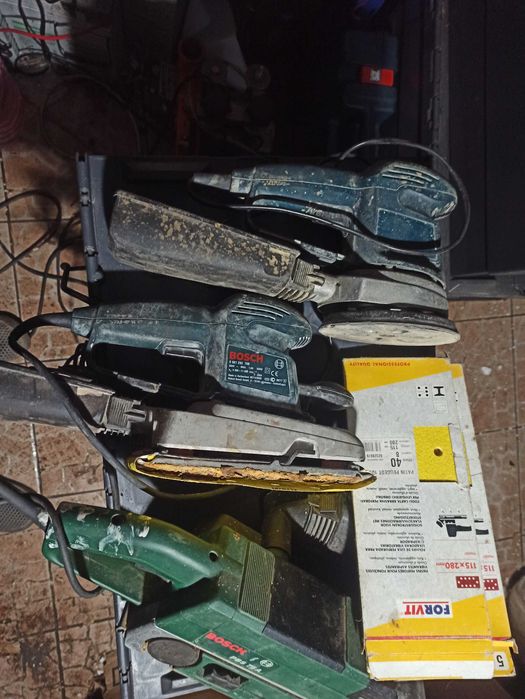 Set Bosch 3 scule electrice de șlefuit