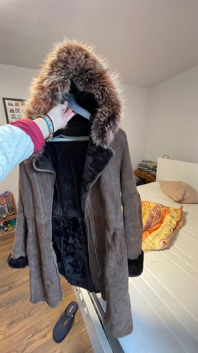 Кожено палто като ново