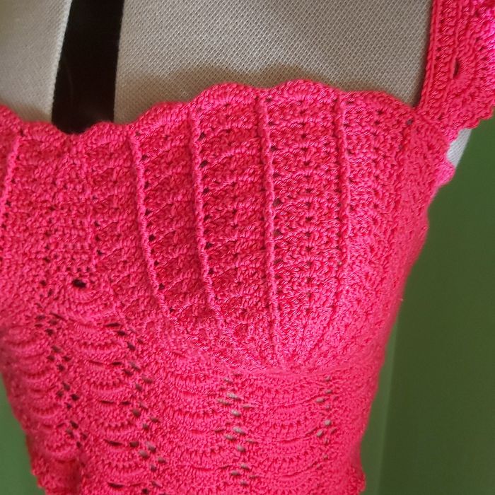 Bustiera crosetata manual