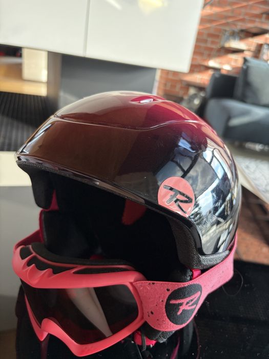 Ски каска комплект с очила