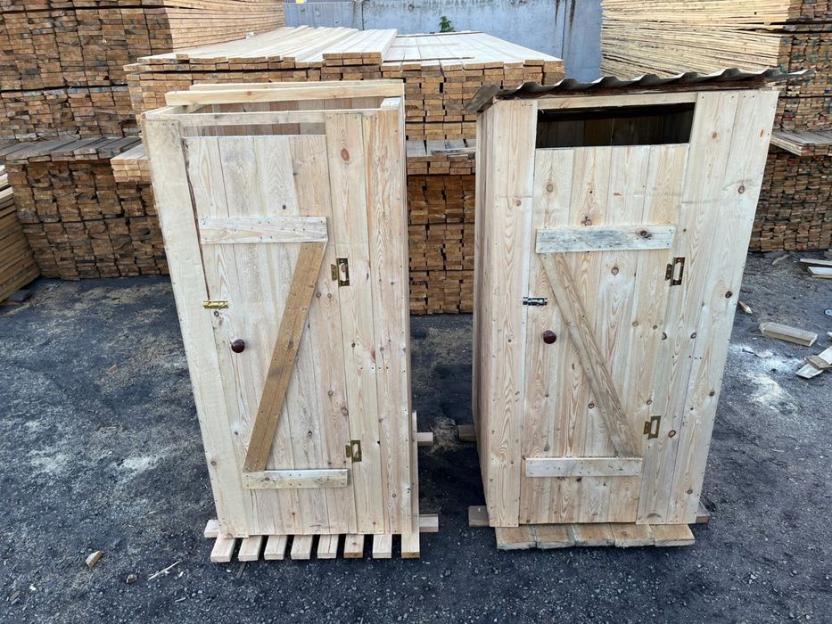 Туалет улечный деревянный