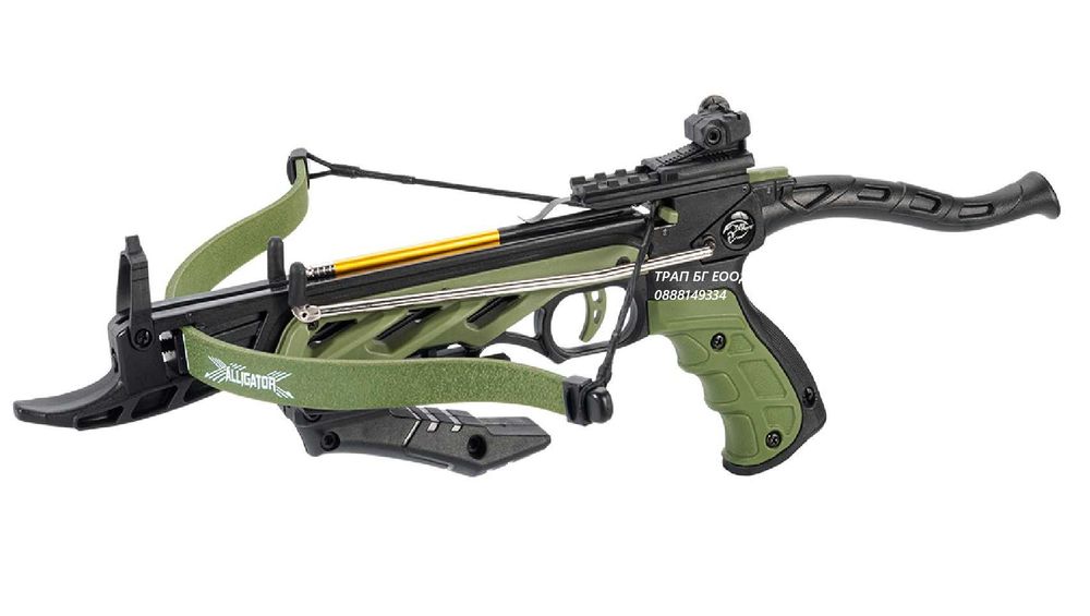 Мини пистолетен арбалет Man Kung Alligator MK-TCS1-G 80 lbs 184 fps