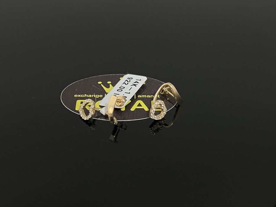 Bijuteria Royal CB : Cercei dama aur nou 14k 1,68gr