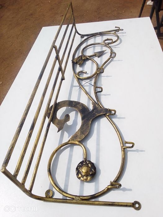 Настенные вешалка. Вешалка. Кованая вешалка. Ручная работа. Лофт вешал