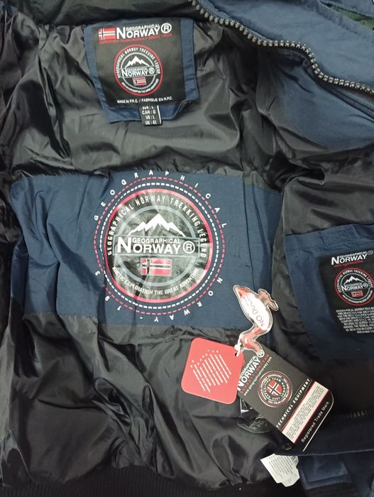 Зимно яке Geographical Norway M , L ново мъжко оригинално бомбер