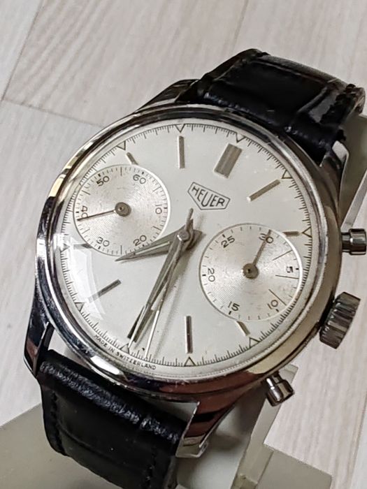 Ceas Heuer Pre Carrera Chronograph Valjoux 23 Funcționează impecabil!