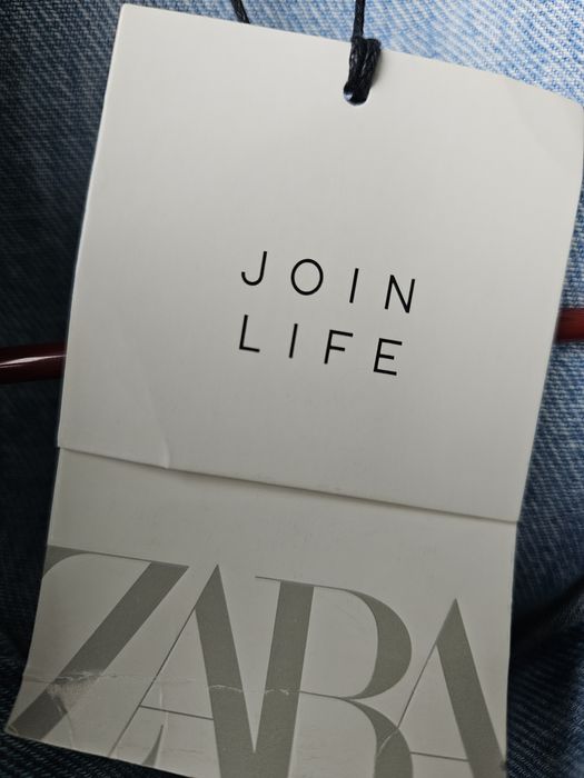 Джинсовая куртка рубашка Zara