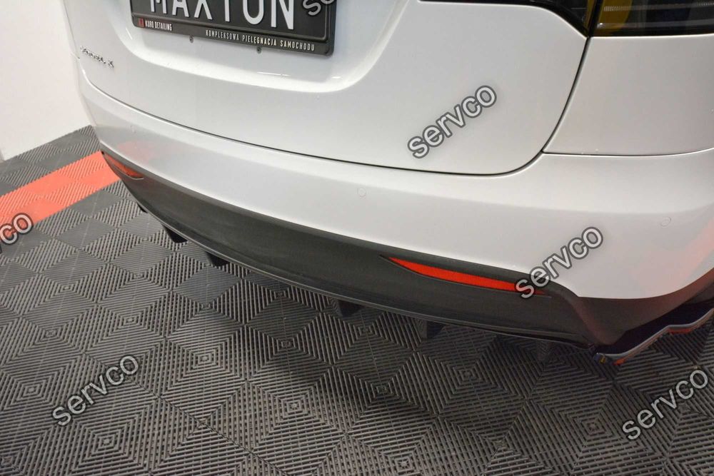 Prelungire difuzor bara spate Tesla Model X 2015- v3 - Maxton Design