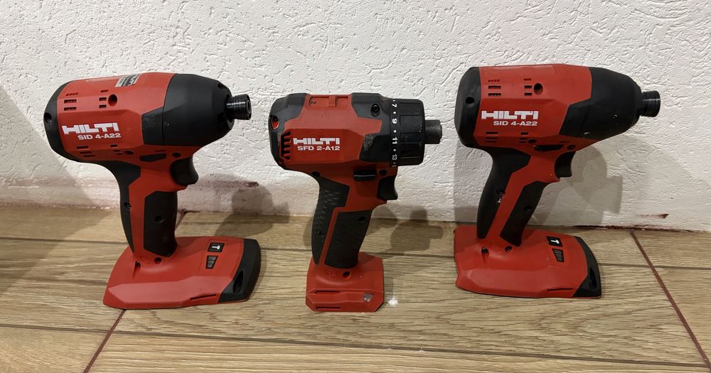 Ударни винтоврти Hilti SID 4-A22 и SFD 2-A12 Body