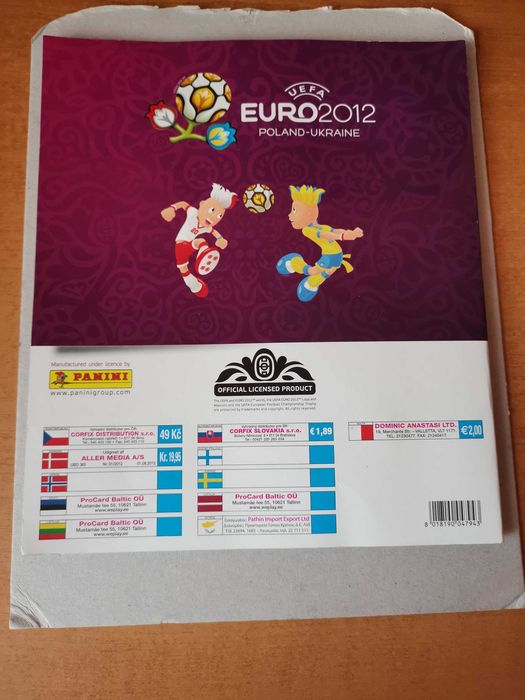 Panini UEFA EURO 2012 Set Complet