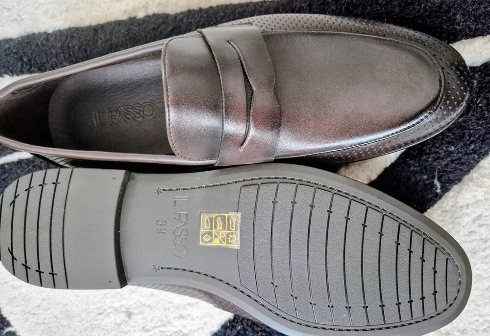 Il Passo pantofi barbatesti piele naturala 39