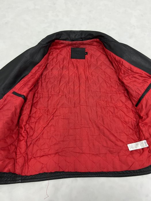 Кожаная куртка косуха ASOS