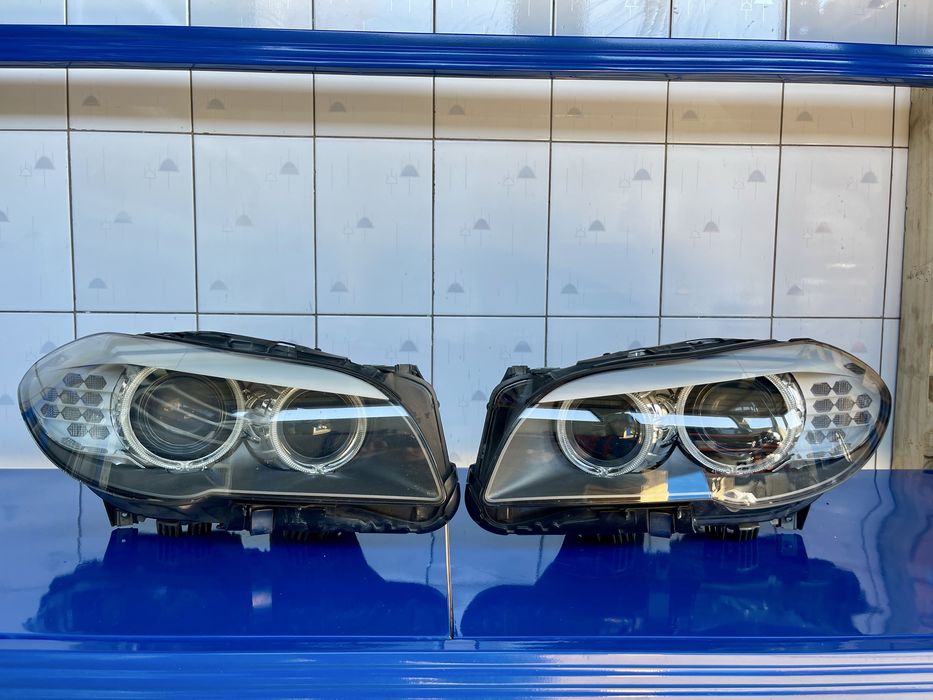 Передние фары до Рест на BMW F10 БМВ Ф10