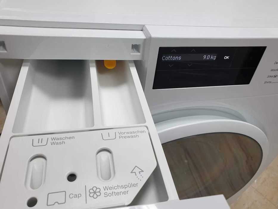 UK - 9Кг - Miele W1 Пералня Series Black & White PowerWash Миеле 12м Гаранция
