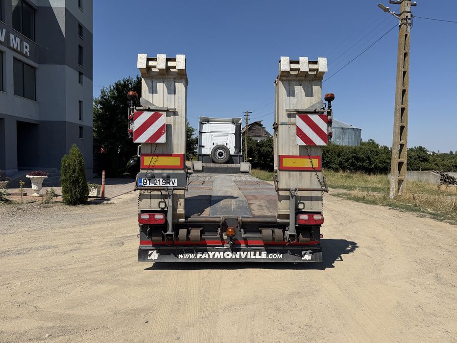 Trailer Faymonville 3 axe extensibil lungime si latime + alveole