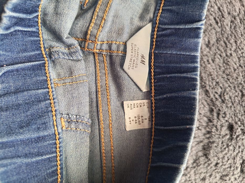 Blugi H&M fetițe mărime 128-134