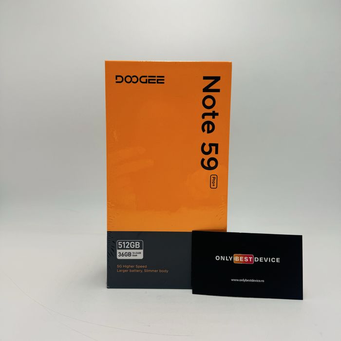 Doogee Note 59 Pro Plus 512GB Midnight Black