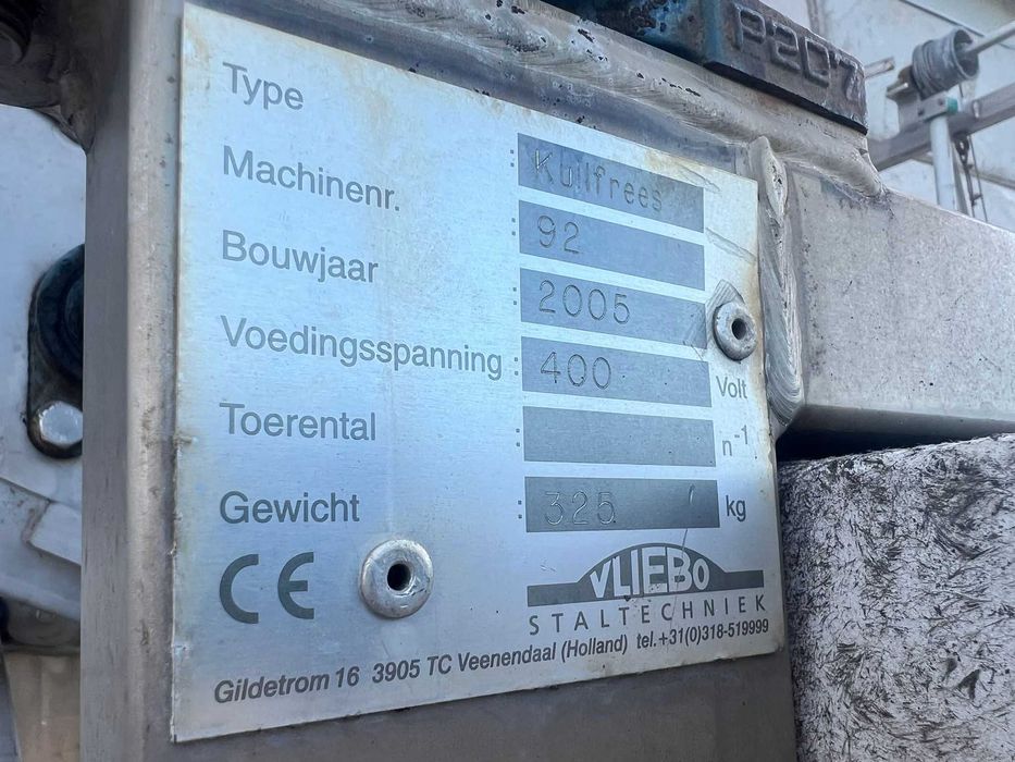 Резачка / фреза за силаж Vliebo – инокс, 1,45 м