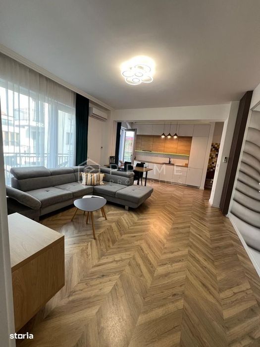 Apartament 2 camere lux de închiriat, central, bloc nou, loc parcare — fotografia 1
