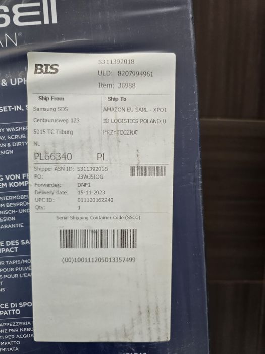 Aspirator bissel spot clean ,pt tapițeri saltea etc ,nou sigilat .