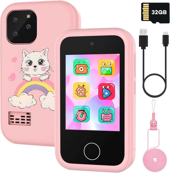 Детски телефон с подарък 32G SD карта от AaCzly