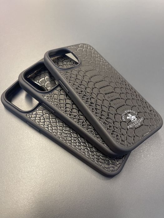 Polo Луксозен кейс Змийска кожа iPhone 16 Pro 16Pro Max 16 15 Pro 15