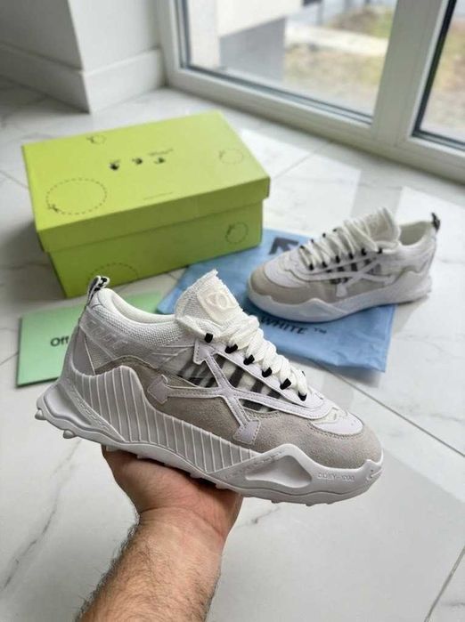 Adidasi OFFWhite Odsy 1000 Alb - Full Box - Adidasi Unisex