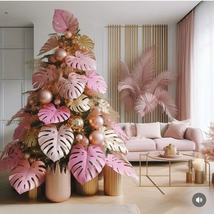 Новогодняя Ёлка-Монстера