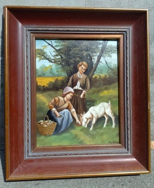 Tablou, pictura in ulei pe lemn