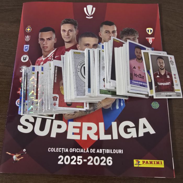 Vând Stickere Superliga fotbal 2025-2026