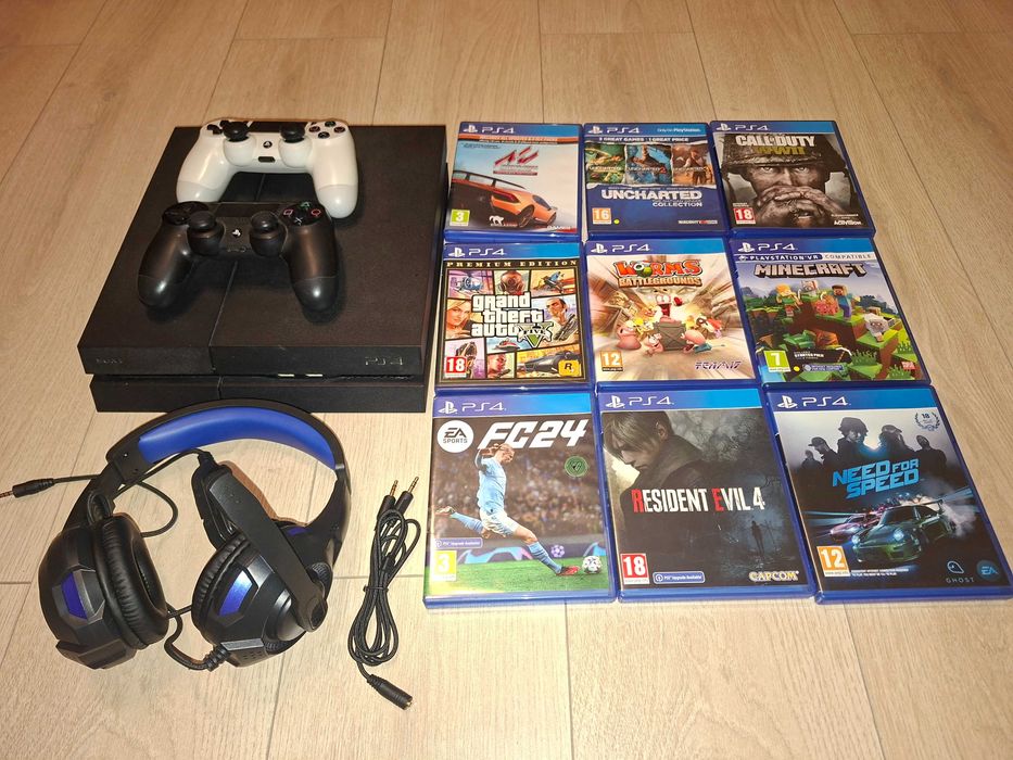 PS4 FLAT с аксесоари