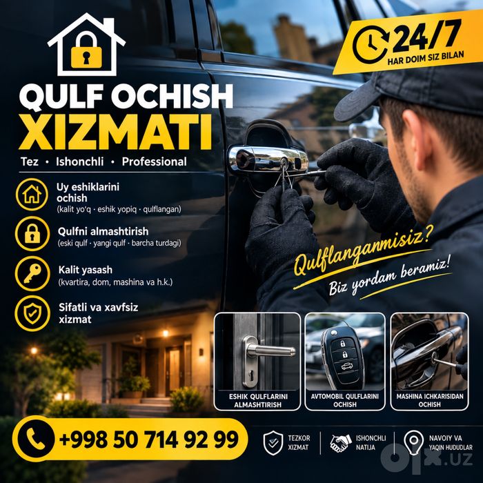 Qulf ochish xizmati uylarni