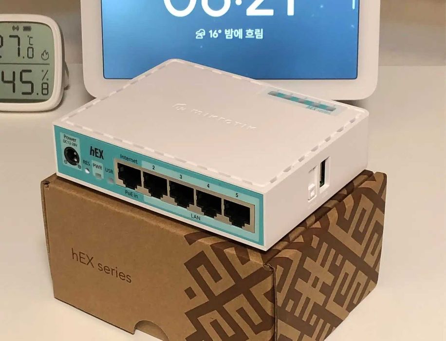 MikroTik hEX E50UG — kuchli Gigabit router