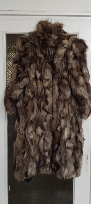 Палто от синя лисица размер М