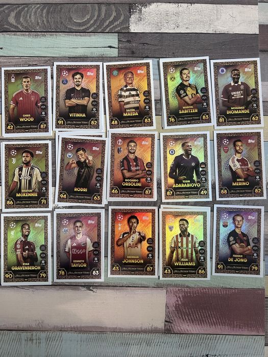 Карти на match attax 25 26 сезон