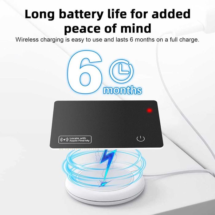 Смарт карта тракер 1.6 мм за портфейл Apple Find My (iOS)