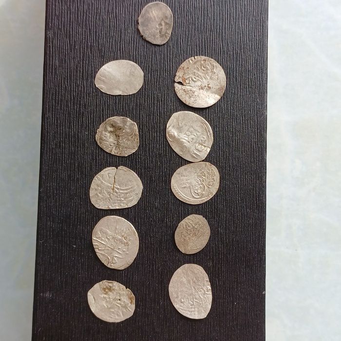 Lot 11AKCE, monede Imperiul Otoman, ARGINT, secolul 17-18