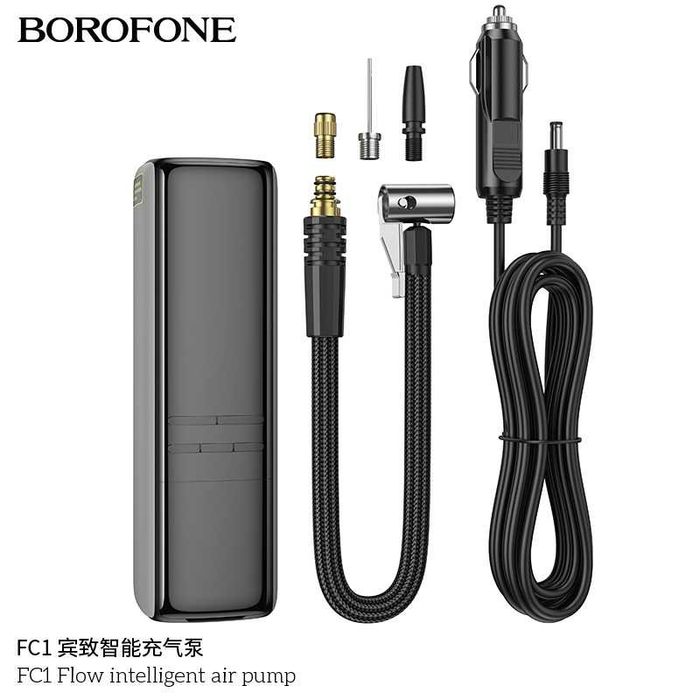 Borofone FC1 Автомобильный насос Flow Smart Air Pump Inflation 12V