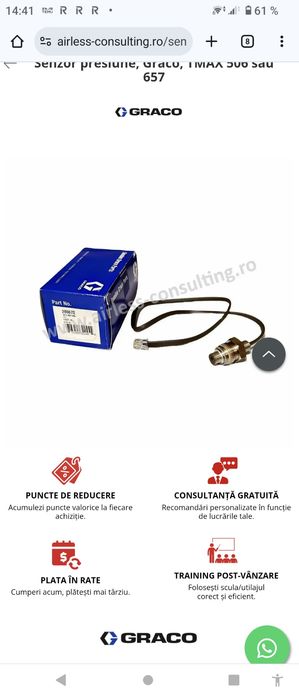 Reparații pompe airless var/glet