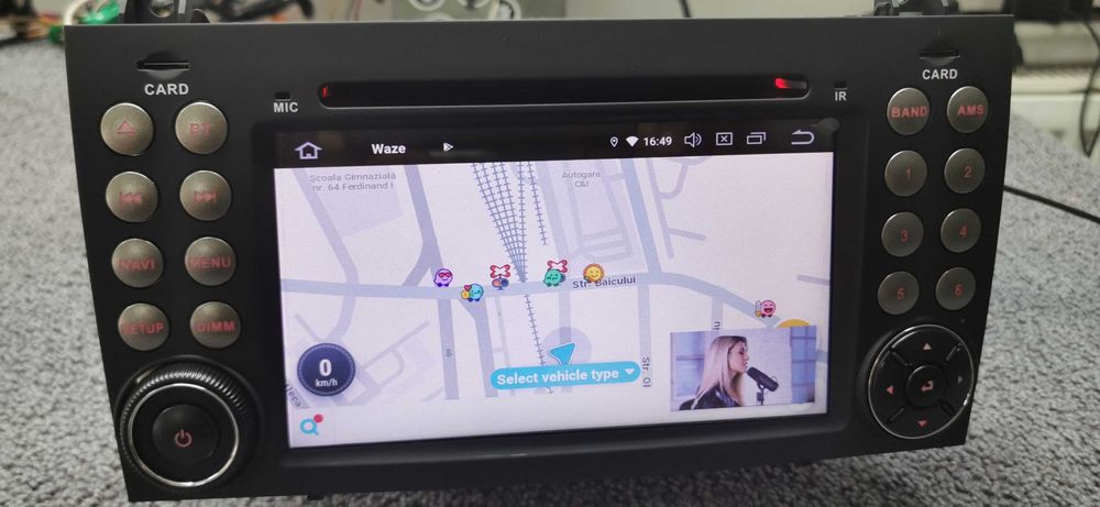Navigatie Mercedes SLK ANDROID OCTACORE 10.0/64GB/4GB Ram
