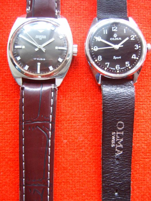 Швейцарски ретро механични часовници - перфектни!