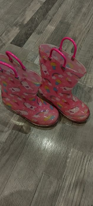 Гумени светещи ботушки за дъжд