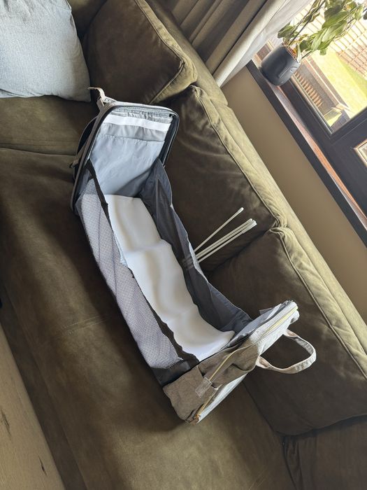 Ghiozdan multifuncțional pentru mămici – cu pătuț extensibil, nou