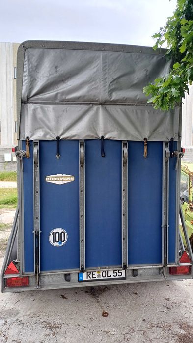 Продавам ремарке за коне и мотоциклети Boeckmann sdah viehtransporter внос от Германия