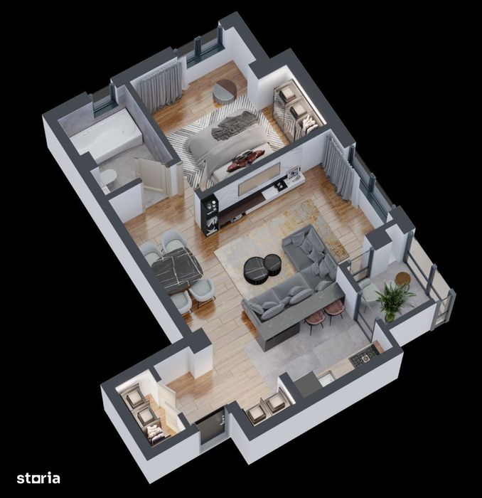 Apartament 2 Camere | 60 mp | Complex Comat Towers — fotografia 3