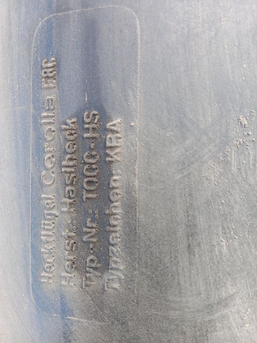 Спойлер на Тайота Королла