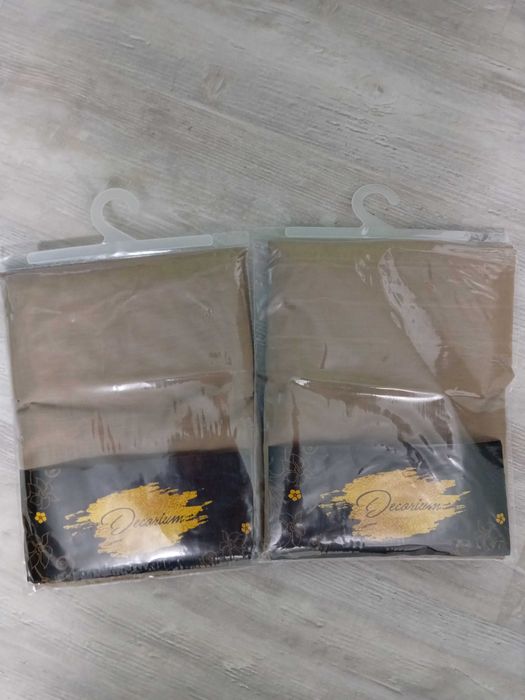 Тънки пердета 2бр нови