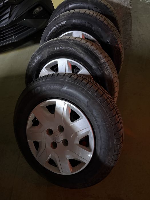 Диски с резиной на Cobalt/Accent/Rio