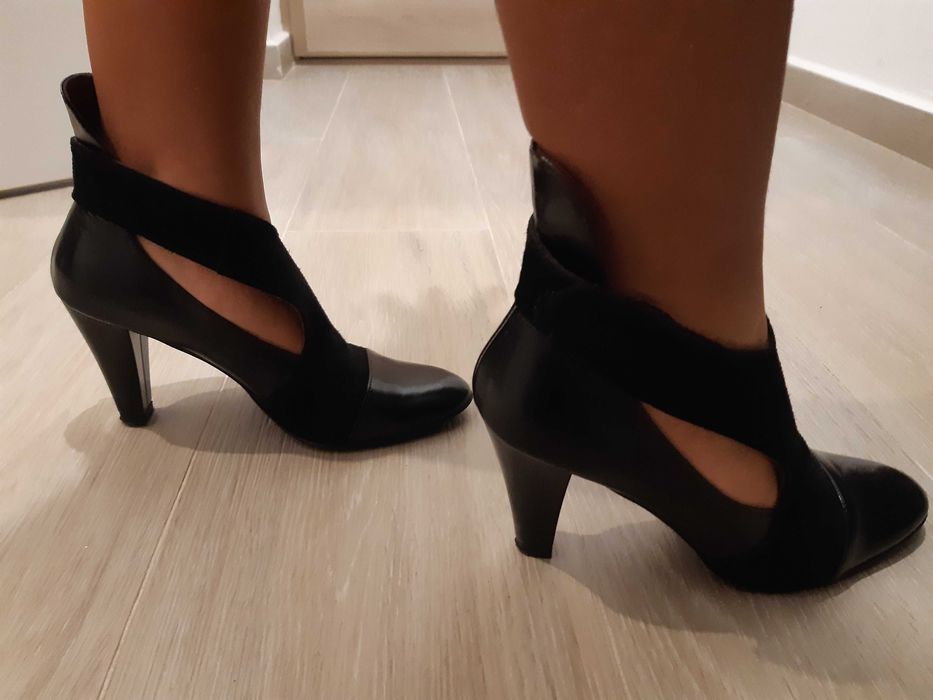 Pantofi eleganți, 37, piele naturala,  impecabili,  o purtare